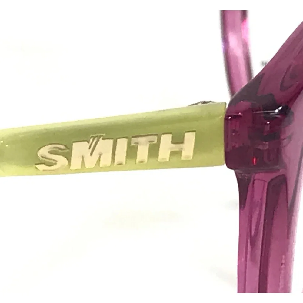 Smith Eyeglasses Frames ETTA Rose 4RA Clear Pink Green Purple Cat Eye 52-16-135 - Picture 4 of 12